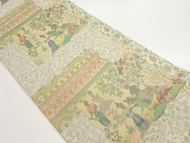 JAPANESE FUKURO OBI / WOVEN SHIKISHI PATTERN